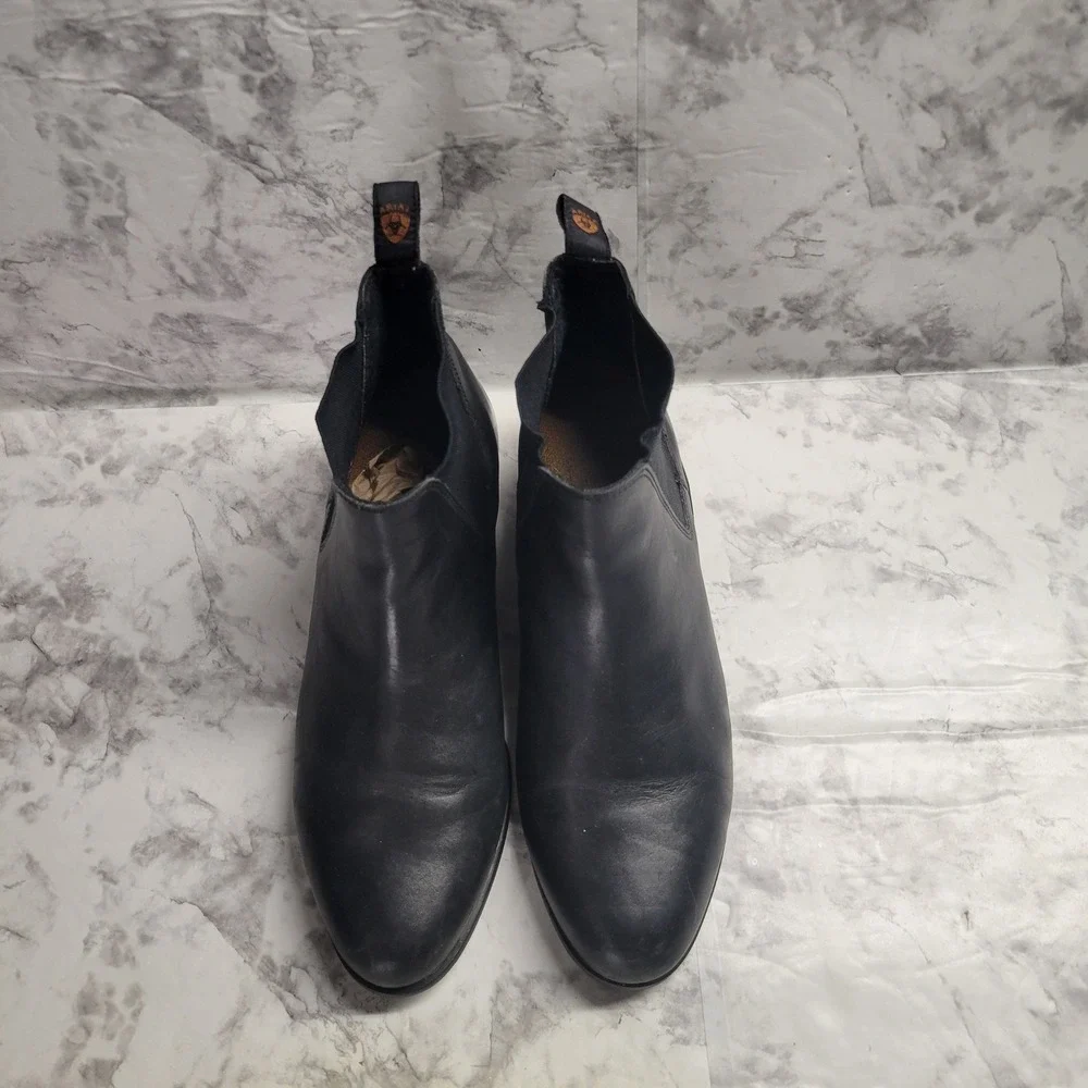Ariat Heritage Paddock Boots Black Leather Equestrian Vintage Boots Womens 11